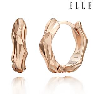 [엘르주얼리] 컷팅 14K 원터치 귀걸이 (gold pin) ELGPEE240
