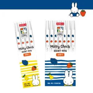 미피 체크 색연필 4본  7본세트 택