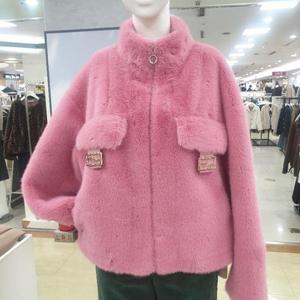 [해리앤] DP01 퍼장식 인조밍크자켓  YQW-1D08 (S28519016)