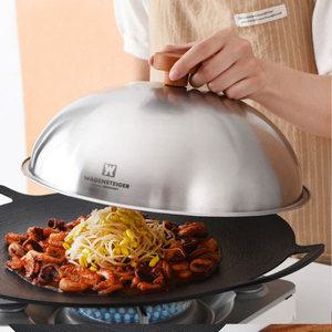 스텐 그리들 레스팅커버 후라이팬 돔커버 실버 28cm