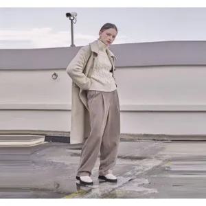 [온앤온][온앤온] 허리 비조 원턱 팬츠(MW2WL936)