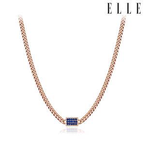 [엘르주얼리] 볼드 체인 블루 목걸이 ELBRNN147
