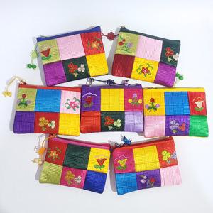 전통 동전지갑 누비 사각 여섯가지색 5개 세트 부모님 외국인 단체 선물 기념품