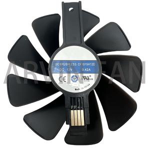 GPU 쿨러 FAN 사파이어 RX590 RX580 RX480 RX-VEGA RX570 VEGA/570 카드 교체 FD10015M12D CF1015H12D 1 개