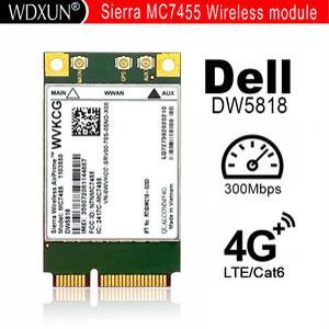 DW5818 WVKCG LTE 4G 카드 시에라 무선 MC7455 미니 PCI-E FDD-LTE 모듈 Cat6 델 노트북 WWAN MDM9230
