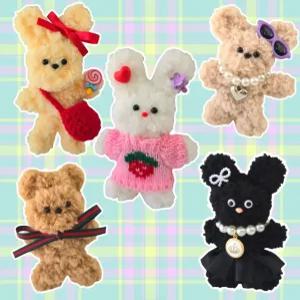 모루인형 만들기 키트 5종 DIY 세트 (모든재료 포함) 키링 만들기 모루 철사