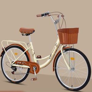 바구니자전거 여성 디자인 24인치 자전거 22인치 26인치 아줌마