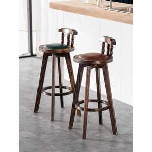 원목 홈바의자 엔틱 인테리어 바체어 식탁 바스툴