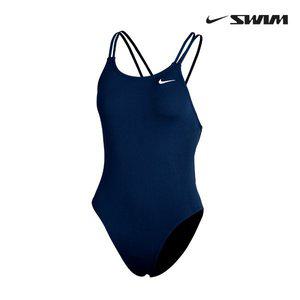 [나이키] NIKE 스윔 앤서 솔리드 스파이더백 골지 탄탄이 하이컷 여성 원피스 수영복 NESSA003-440
