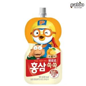 팔도 뽀로로 홍삼 쑥쑥 오렌지 100ml 40포