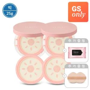 [빅] 엘로엘 핑크 톤업 빅선쿠션 본품2+리필2+퍼프2매+클렌징 티슈