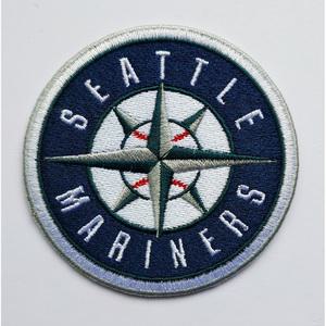 시애틀 매리너스 자수 패치 MLB 메이저리그 야구팀 엠블럼 오바로크 가방 자수 와펜 굿즈