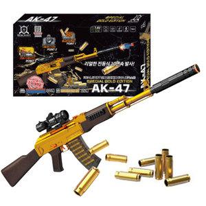 하하컴퍼니 리얼샷 전동 탄피배출 AK47 골드에디션 /연사 돌격소총 장난감