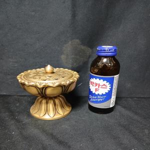 금동 연꽃문 향로 지름9cm 높이9cm 단초마을 골동품/수집품/앤틱