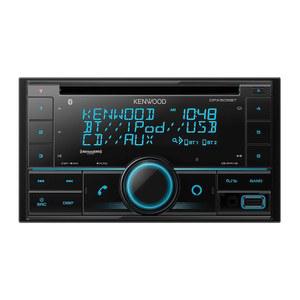 KENWOOD DPX505BT 더블 DIN 인대시 스테레오. 디스플레이, 있는 고대비 3라인 CD 탑재된 블루투스, 카 색상 SIRIUSXM이 가변 음성 조명이 제어, AM /FM 아마존 알렉사