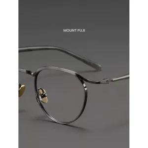 [일본Ti 프리미엄 안경테] 검과 그림자 티타늄 안경테 남성용