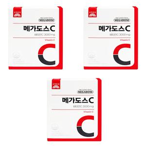 고려은단 메가도스 비타민C 3000mg 3박스