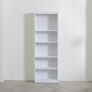 홈스빌 니엘 600 책장 5단 다용도 선반 키큰 수납장 인테리어 서재가구 우드 나무