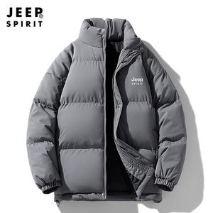 JEEP SPIRIT 지프 스피릿 남녀공용 겨울 캐주얼 루즈핏 패딩 점퍼 JM1855+양말