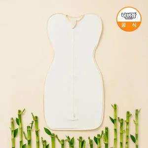 [나비잠] 신생아 속싸개 밤부 메쉬 (크림) 2개 모음 / 출산선물 스와들