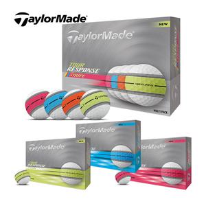 [25년신상]테일러메이드 2025 Tour Response 투어 리스폰스 스트라이프 골프공-12알