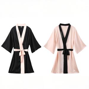 여성 샤워가운 아이스실크 폴리 호텔용 잠옷 편안한 착용감