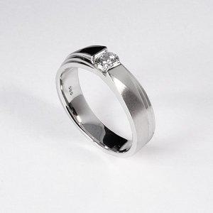 [샤밍주얼리]3부 랩 다이아 반지 IGI 남자 결혼 기념일 선물 생일 남편 예물 샬롯 웨딩 밴드