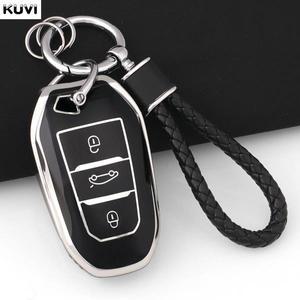 TPU 자동차 키 케이스 커버 셸 Fob 푸조 2008 시트로엥 C1 C2 C4 C6 C3-XR 피카소 그랜드 DS3 DS5