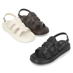 엘칸토 마쯔 여성 글래디에이터 청키 샌들 3cm LCWW93M526