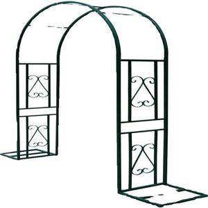 아치형 넝쿨 지지대 철제 테라스꾸미기 정원용품 가든 터널 소품 화이트 식물
