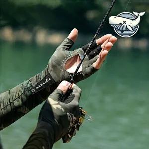 여름 아웃도어 방수 낚시 장갑 통기성 반장갑-WFGQDCH