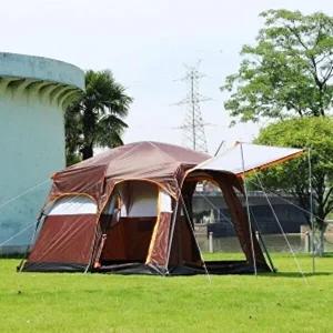 온가족 캠핑 거실형 텐트 패밀리 리빙쉘 타프 일체-WFC6AA4