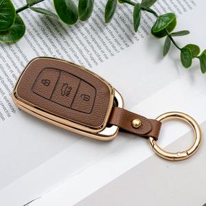 현대 호환용 스마트키 3버튼 투싼IX 엑센트 아반떼 TPU 가죽 차키 케이스