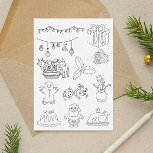 크리스마스 문신스티커 다꾸스티커 어린이타투-WFD9305