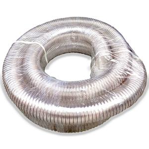 국산 우레탄 닥트 호스 75mm X 10M 정전기방지 투명 자바라 후렉시블 집진 호수