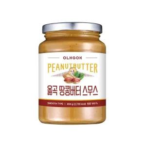 [롯데백화점]옳곡 국내산 무첨가 땅콩버터 464g (스무스, 크런치 택1)