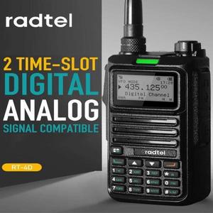 Radtel RT-4D DMR 라디오 디지털 워키토키, 듀얼 모드 아날로그 양방향 타임 슬롯 햄 1024 채널