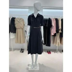 [NS홈쇼핑][단독] 벨티드 셔츠 플레어 원피스 (Z252MSE102)[35207925]