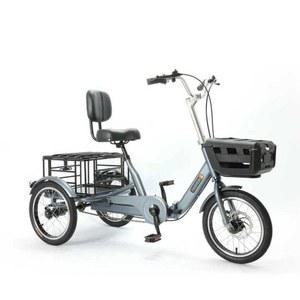 자전거 세발 성인용 시골 카트 수레 삼륜 선물팩 바구니 업그레이드 3바퀴 성인 매트그레이