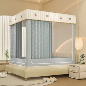 침대텐트 방한텐트 암막 수면 원터치 더블 난방 실내 이층침대 1인용 패밀리침대 보온