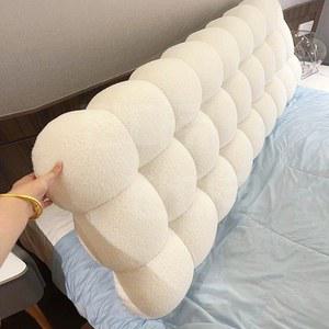 침대 쿠션 등받이 범퍼 분리세탁 부드러운 가방 더블 사각롱 등쿠션 긴베개