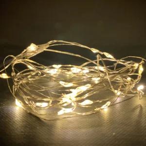 방수기능 구부러지는줄조명 와이어줄전구 와인병꼬마전구 20구 2M