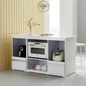 홈스빌 셀리 광파형 홈바 아일랜드식탁 렌지대 밥솥 조리 1500 1200 (대리석상판추가)