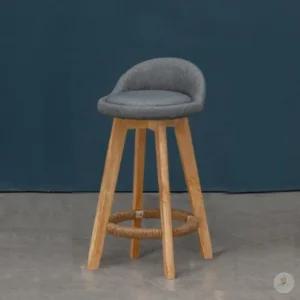 가죽 마이홈 원목바 의자 (53CM) 아일랜드식탁 바텐 체어