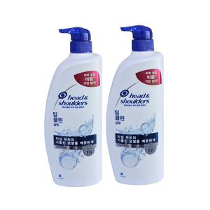 헤드앤숄더 샴푸 850ml 2개/딥클린/쿨멘솔/가려운두피/애플프레쉬/선택