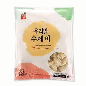 국산밀 100% 한국 우리밀 농협 우리밀 수제비1kg (1+1) 총2개