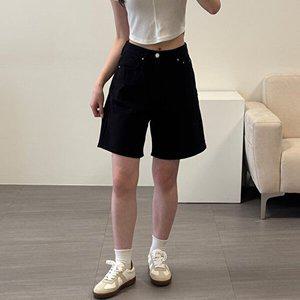 [신상오픈런]|KMP8B92|여성용 여름 기본 코튼 4부 와이드 반바지