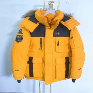  (남성95)코오롱스포츠거위털800필윈드스토퍼라쿤후드하프패딩/제이제이빈티지