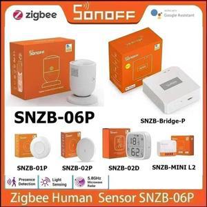 SONOFF SNZB 06P Zigbee 인간 존재 센서 SONOFF Bridge Pro SNZB-06P SNZB-03P SNZB-04P SNZB-05P Sonoff