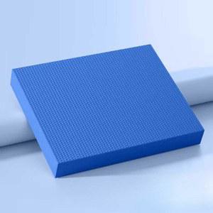 두꺼운운동매트 헬스장 홈트 사각 무릎 운동 하늘색 60mm 운동매트 테스 소음 33